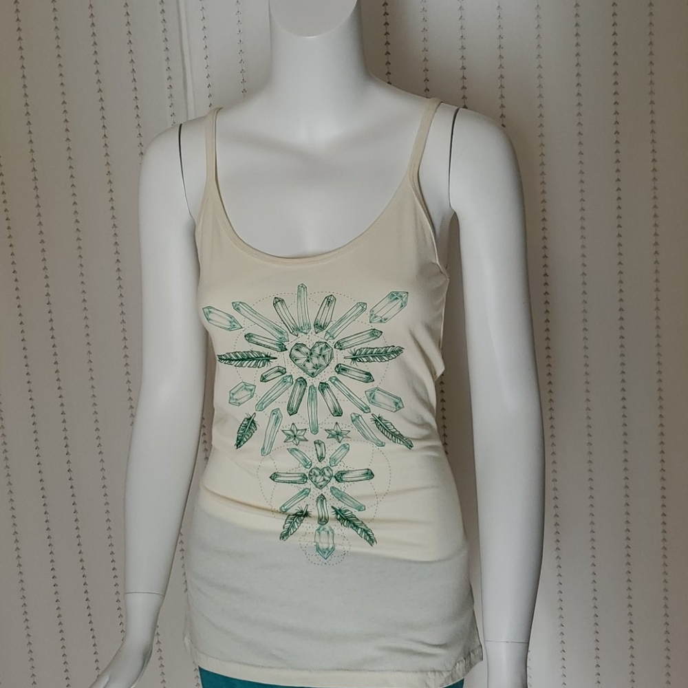 NWT Crystals and Feathers Cami
